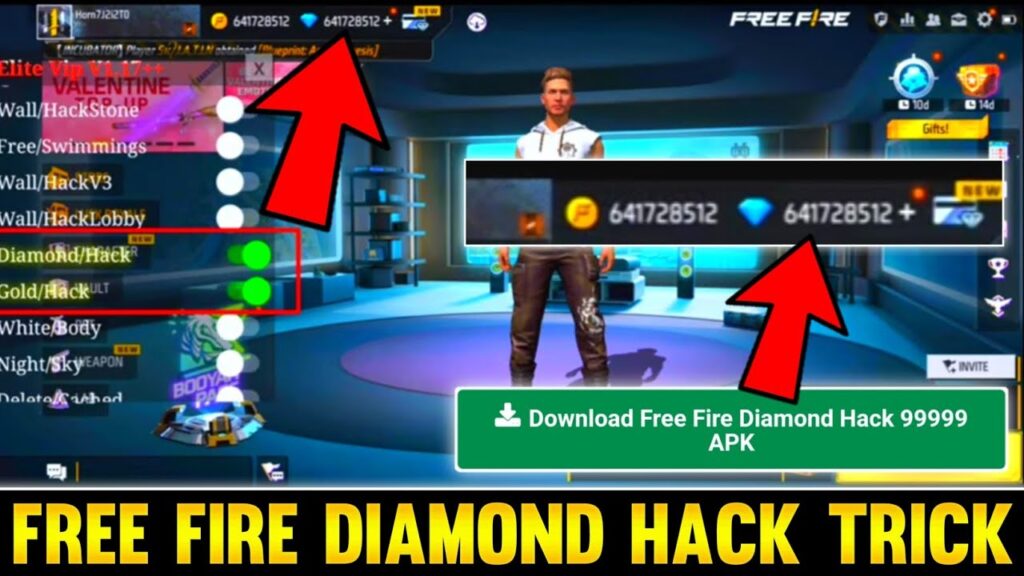 94fbr free fire diamond hack
