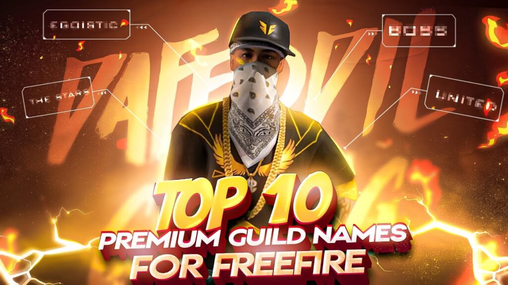 best guild names for free fire 