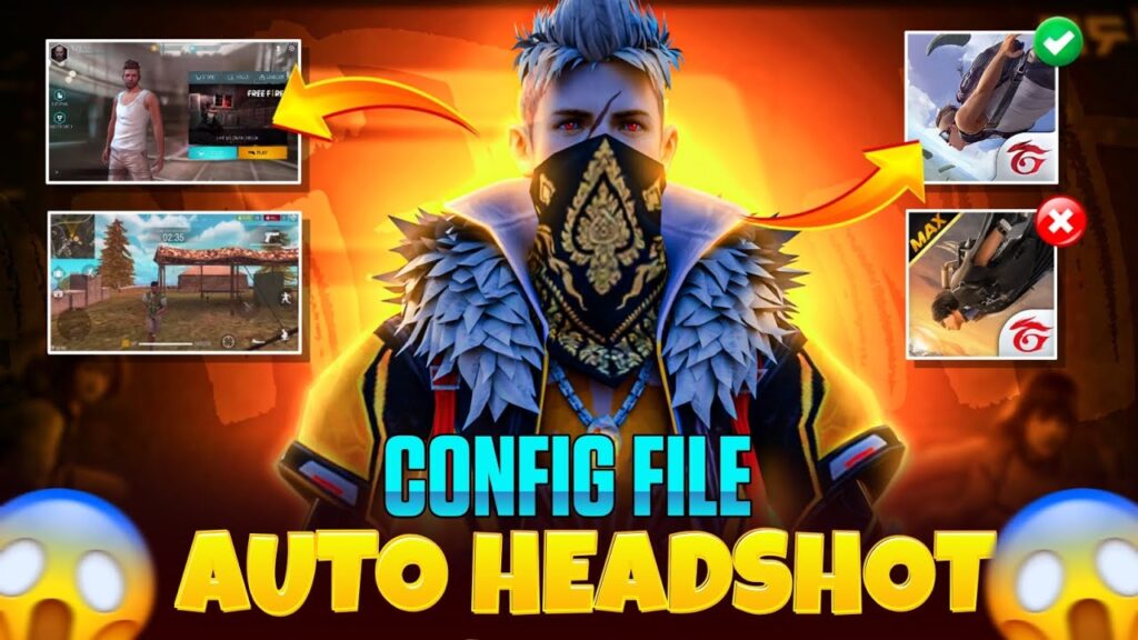 free fire auto headshot config